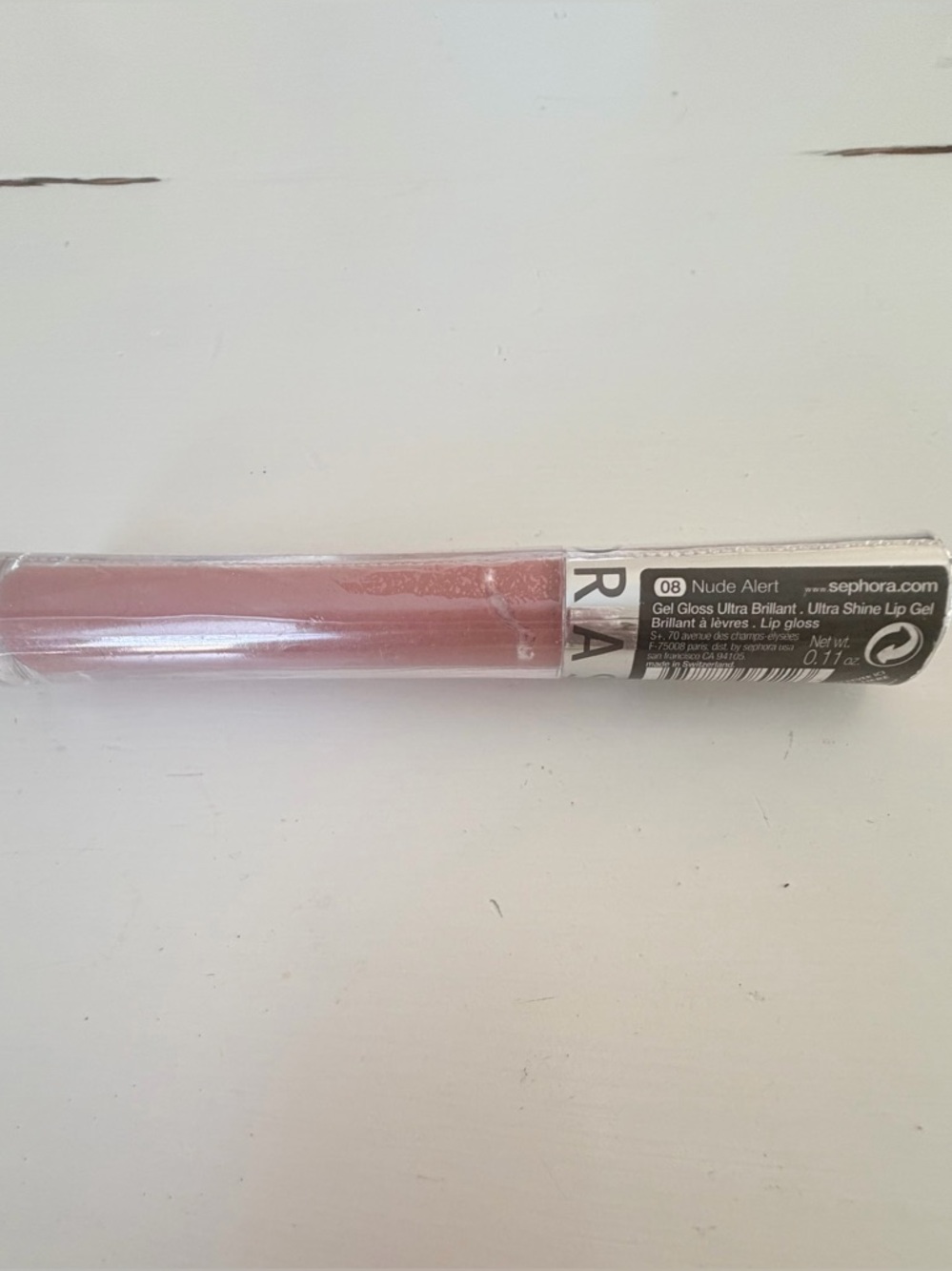 Sephora Nude Alert Ultra Brilliant, Ultra Shine Lip Gel.